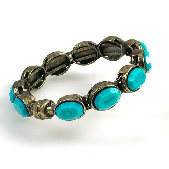 Chico's Turquoise Magnetic Lindy Bracelet NWT - Picture 1 of 3